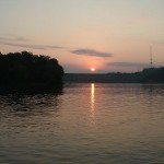 Dam Sunrise and Cats